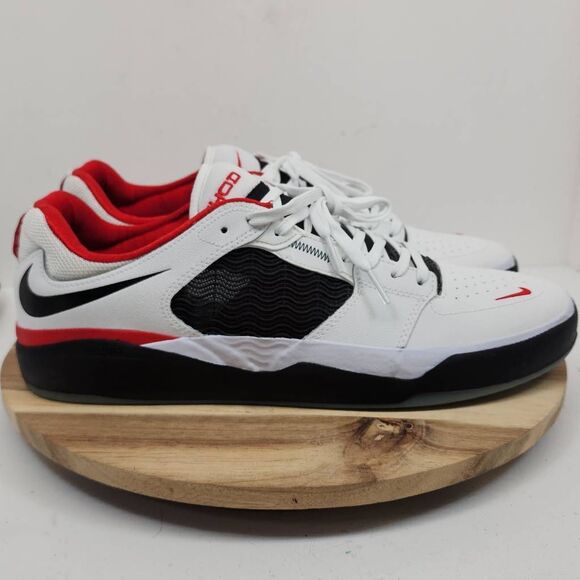 Nike Ishod Wair Premium SB Mens White Black Red Size 13 main image 6